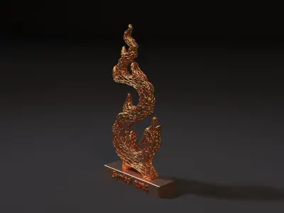 Dragon Symbol 2024 3D print model