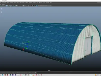 Low Poly Shed 3D model