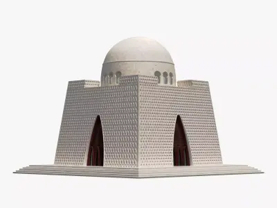 Quaid-e-Azam Tomb 3D model