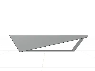 Public Seating Bench Free low-poly 3D model