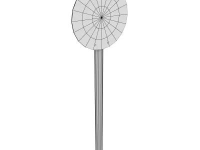 No Passing Sign 3D model