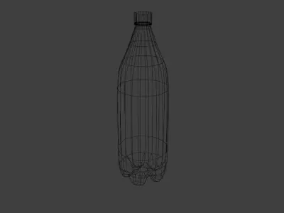 Plastic bottle Free 3D model
