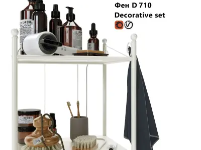 Decor for bathrooms 3D model