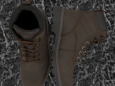 WOLWERINE 3D BOOTS Low-poly 3D model