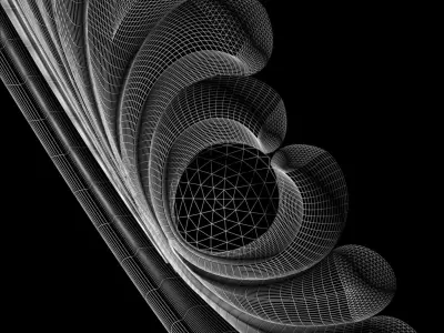 3d stl model photo frame or mirror for cnc router 3D print model