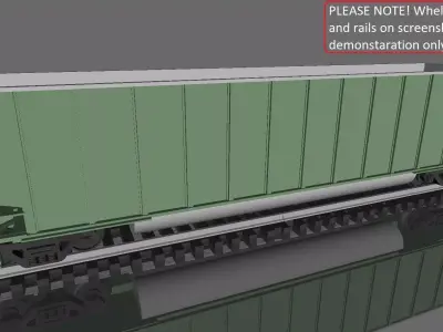 Bethgon Coalporter 1982 Coal Hopper printable in H0 Scale 3D print model