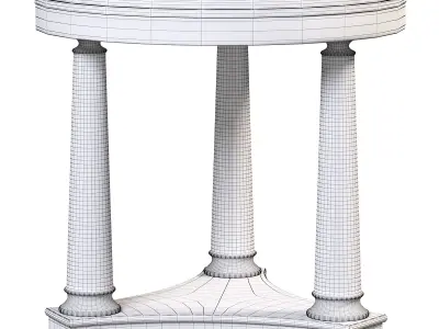 EMPIRE TABLE by bakerfurniture 3D model