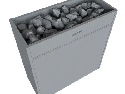 Sauna Heater Harvia Virta PRO 3D model