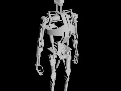 sci-fi Robot Low-poly 3D model purchase