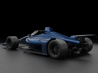 Indycar Oval Version 3D model