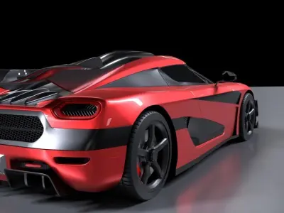 Koenigsegg One 3D model