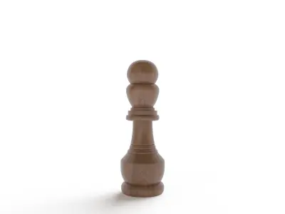 Chess Statue 3D model