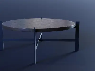 Archviz Table pack Low-poly 3D model