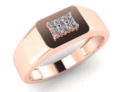 light weight gold diamond rings-C111116SKCH2025988-wt-5-10 3D print model