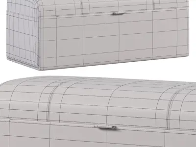 Adley pouf by Domkapa 3D model