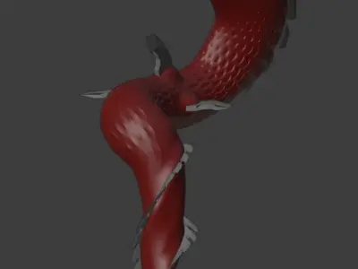 Dragon Replica from monster hunter 3D model