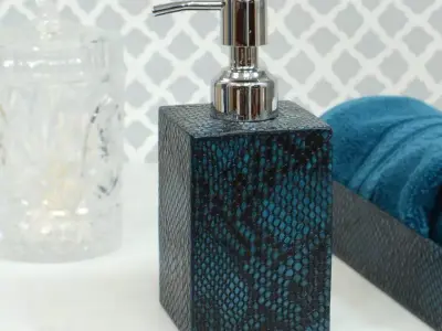 Aliyah Genuine Leather Soap Dispenser 3D model