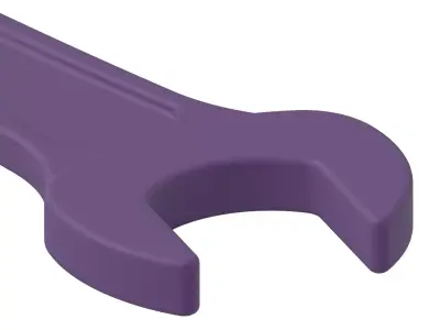 Plastic Exquisite Hand Tool Spanner Toy 3D model