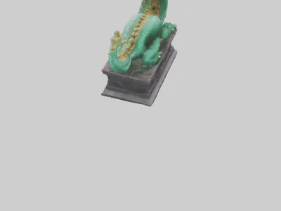 Chinese Dragon statue model 3D model