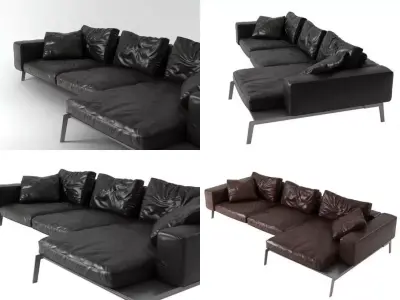 Lifesteel sofa 02 3D model