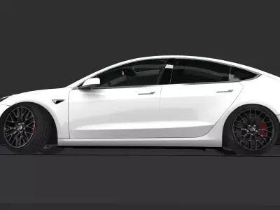 Tesla Model 3 3D model order