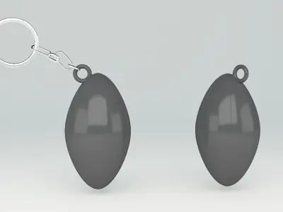 American Football 3D print model