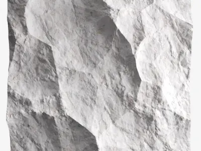 371-RockPanel piece of rock on wall 3D model