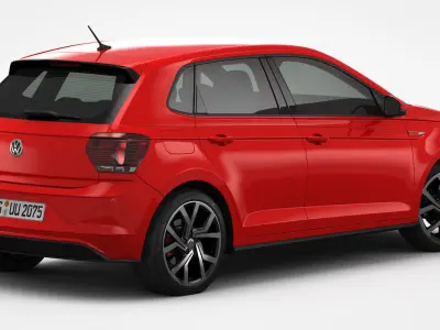 Volkswagen Polo GTI 2018 3D model