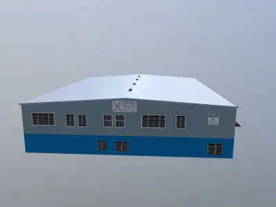 Hangar 3D model