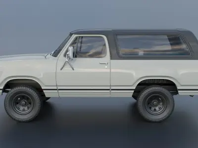 Dodge Ramcharger 1979 3D print model