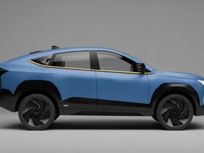 Mahindra XEV 9e Electric Car 3D Model 3D model