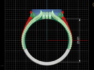 NEO MAN RING MODEL16 3D print model