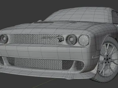 Dodge SRT hellcat 3D model