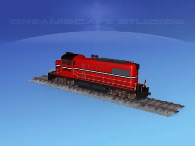 Diesel Locomotive V05 3D model
