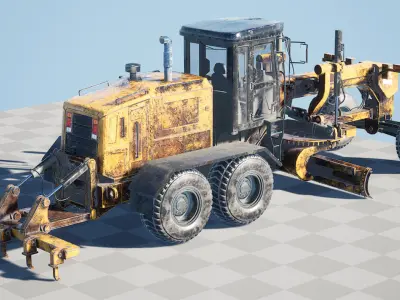 ZBL Grayder v1 - Unreal Engine Project Low-poly 3D model