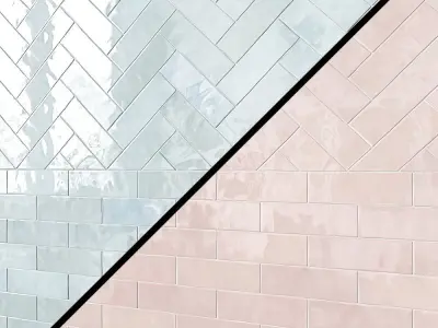 Cloe 3 x 8 Ceramic Subway Tile 3D model