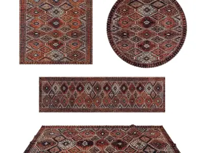Rugs No 544 Low-poly 3D model