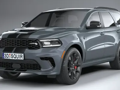 Dodge Durango SRT Hellcat 2021 3D model