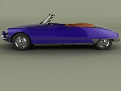 Citroen DS 19 Cabriolet 3D model