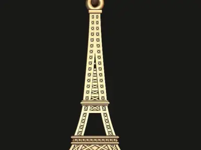 EIFFEL TOWER PENDANT 3D print model