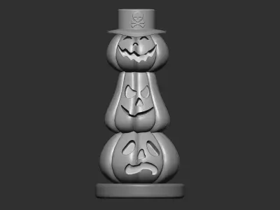 hallowen pumpkin decor 3D print model