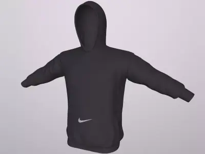 NIKE SPORT HOODIE PBR Low-poly 3D model