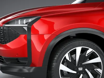 Qoros 7 2021 3D model