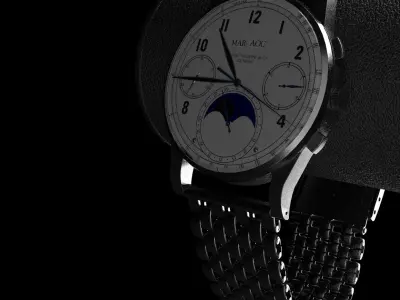 Patek Philippe Ref 1518 3D model