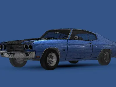 chevrolet Chevelle SS396 Coupe - 1969-1972 3D model