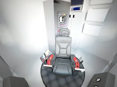 Drillers cabin 3D model