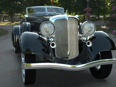 Chrysler Imperial 1932 Blender 2 81 3D Moldel 3D model