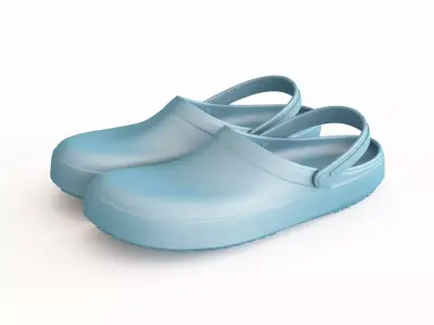 Rubber slippers 3D model