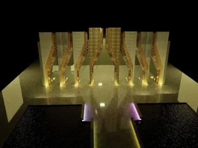 3D Model - Showroom -Exterior only 3D model Free 3D model