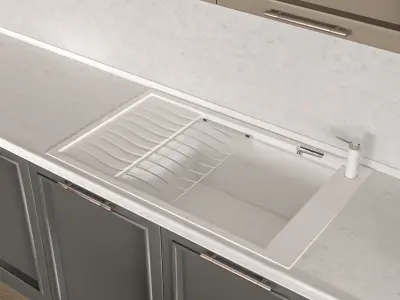 neoclassical kitchen 3D model